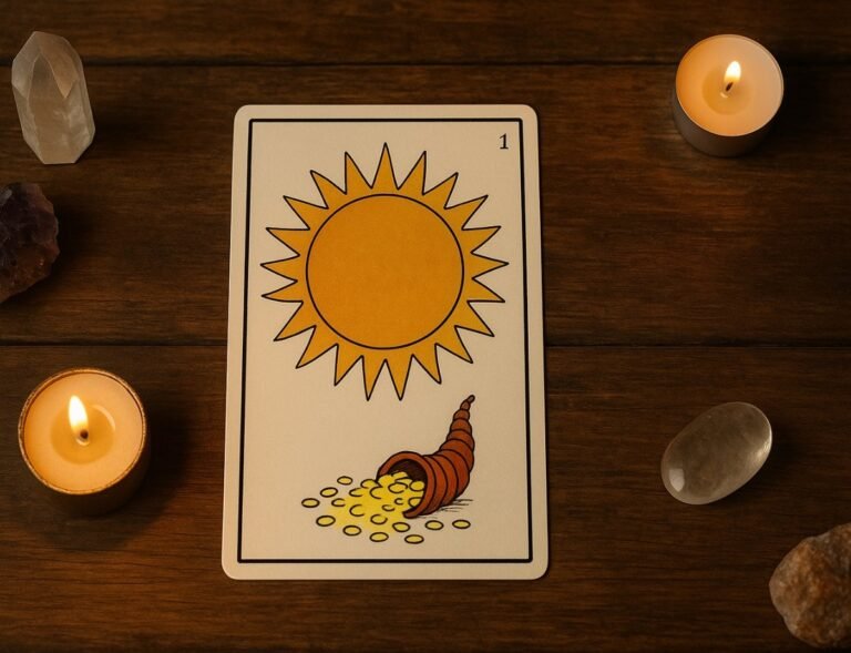 La Carte 1 de l'Oracle Gé le Soleil