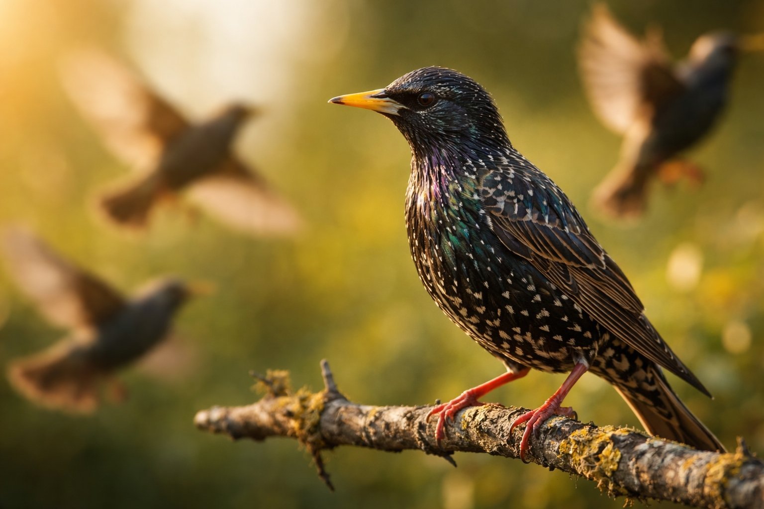 Animal totem Étourneau et sa signification spirituelle