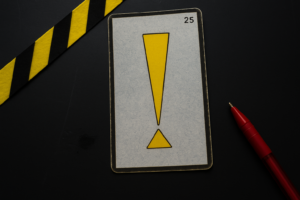 La Carte 25 de l'Oracle Gé le point d'exclamation