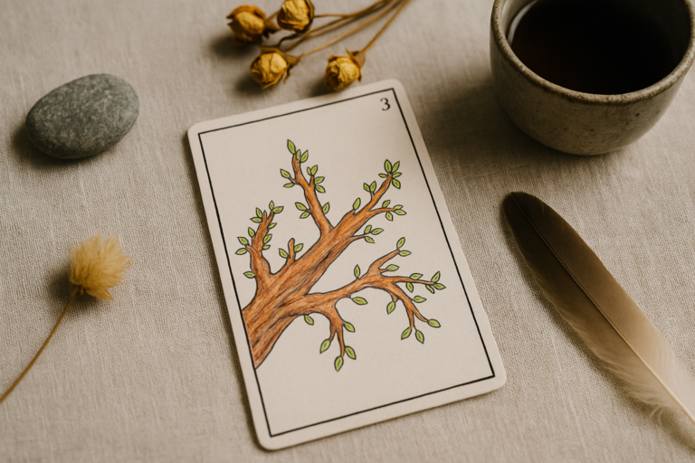 La Carte 3 de l'Oracle Gé Le printemps