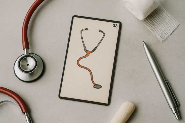 La Carte 33 de l'Oracle Gé le Stéthoscope
