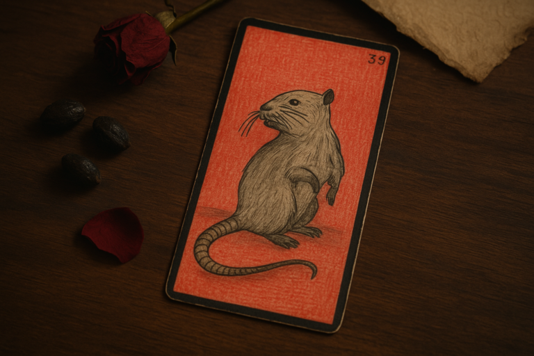 La Carte 39 de l'Oracle Gé Le Rat