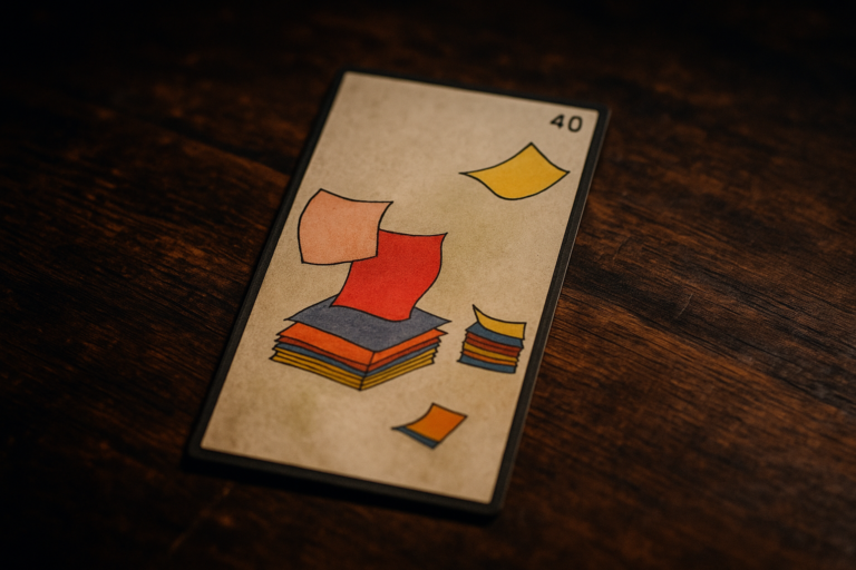 La Carte 40 de l'Oracle Gé les Papiers