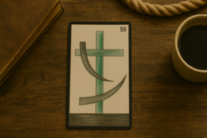 La Carte 58 de l'Oracle Gé la Croix