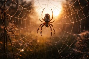 Voir une araignée le matin ou le soir : signification spirituelle