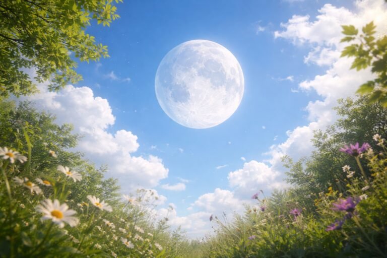 Voir la lune en plein jour signification spirituelle