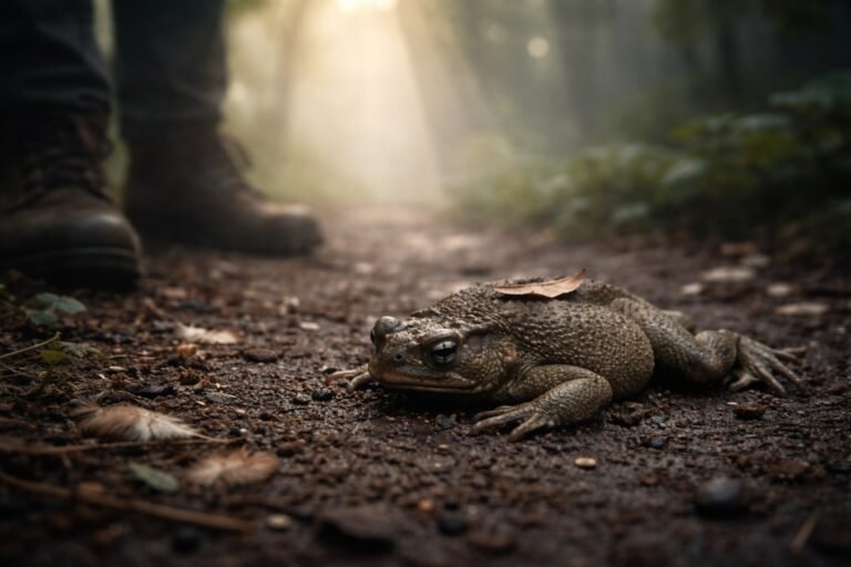 Voir un crapaud mort signification spirituelle