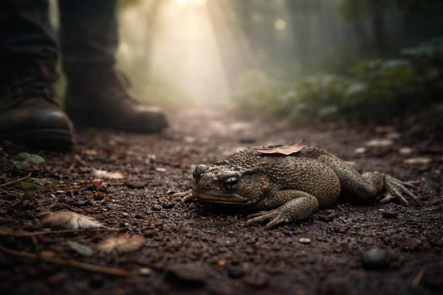 Voir un crapaud mort signification spirituelle