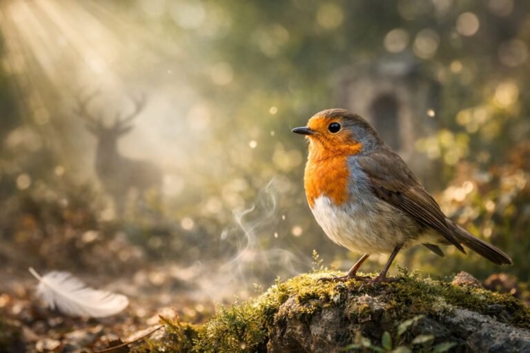 Voir un rouge gorge signification spirituelle