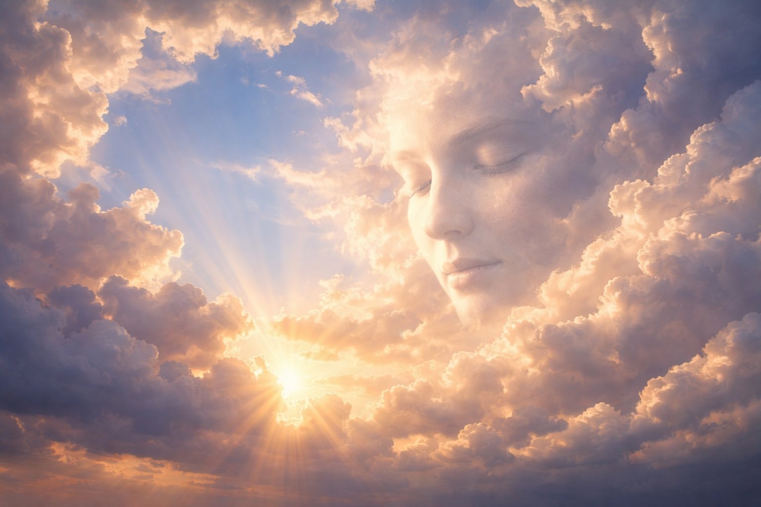 Voir un visage dans les nuages signification spirituelle