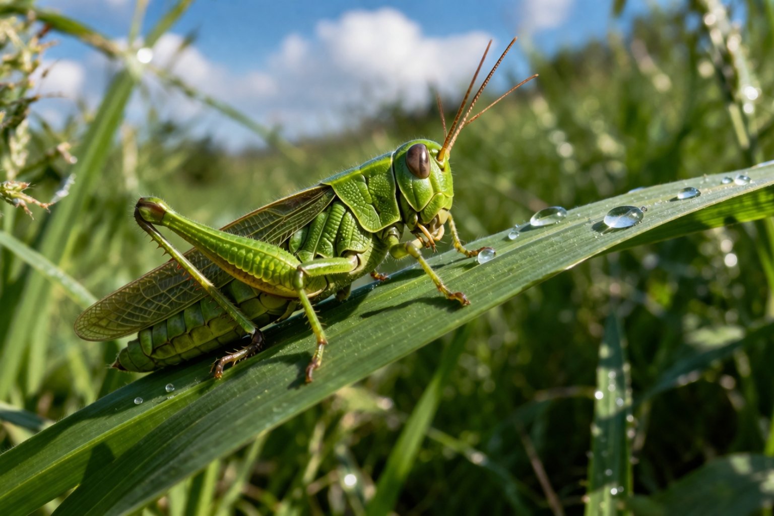 Voir une sauterelle verte signification spirituelle