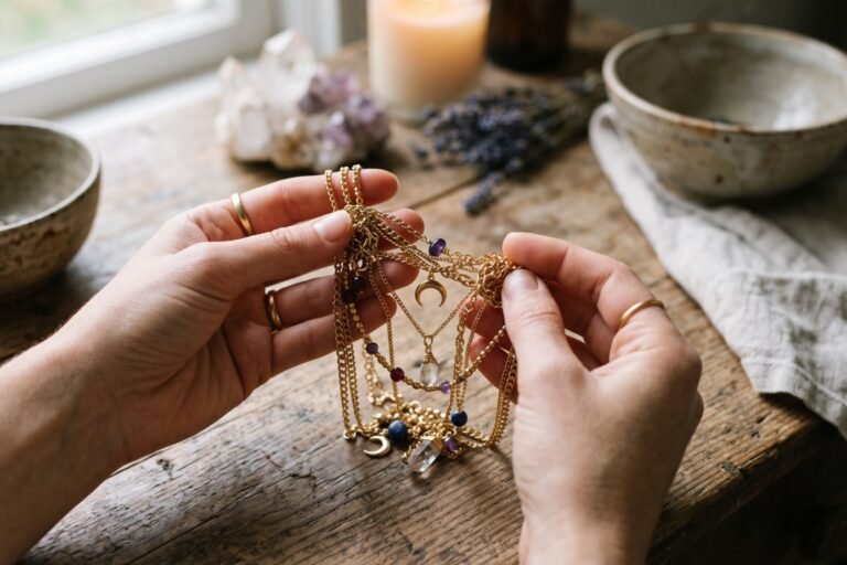 Collier qui s'emmêle signification spirituelle